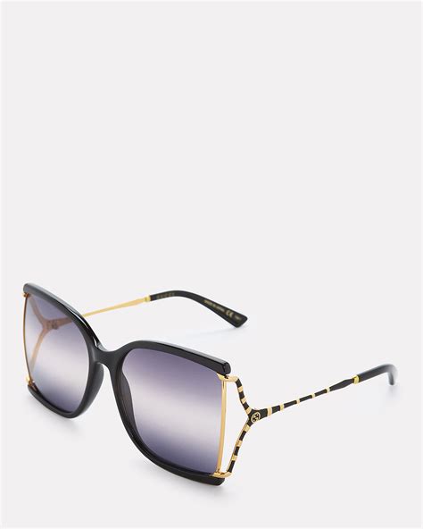 oversized gucci sunglasses women|Gucci oversized butterfly sunglasses.